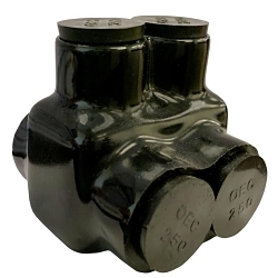 MORRIS 97122 600-2 BLK INSUL CONN DUAL