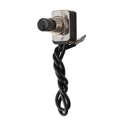 NSI 76010PW PUSHBUTTON S WITCH MAINTAINED CONTACT SPST 10 AMPS ON-OFF CIR