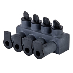 NSI ISPB2/0-4 POLARIS ED GE DB CONNECTOR 2/0-14 4 PORT
