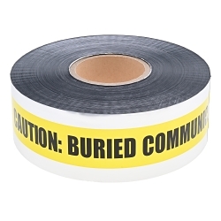 NSI ULTD-343 3-IN YELLOW DETECTABLE UNDERGROUND LINE TAPE CAUTION BURIED