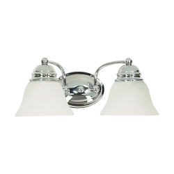 SATCO 60-337 EMPIRE 2 LIGHT 15-IN. VANITY WITH