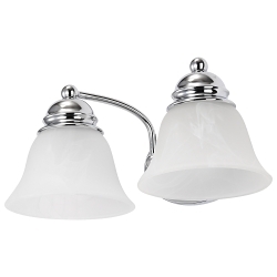 SATCO 60-337 EMPIRE 2 LIGHT 15-IN VANITY WITH