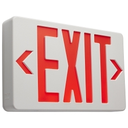 SATCO 67-101 RED LED EXIT SIGN 90MIN NI-CAD B