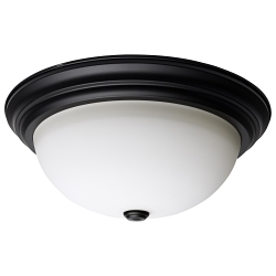 SATCO 60-129 3 LIGHT 15-INCH FLUSH MOUNT MATT
