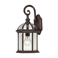 SATCO 60-4962 BOXWOOD 1 LIGHT 15-IN. OUTDOOR WAL