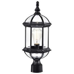 SATCO 60-4976 BOXWOOD 1 LIGHT 19-IN OUTDOOR POST