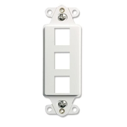 P&S WP3413-LA DECOR OUTLET STRAP 3 PORT LA (