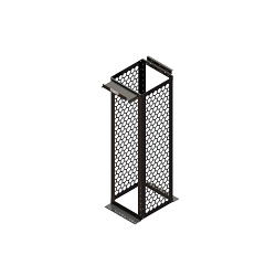 ORTRONICS MM20724-B MM20 RACK 24IN CHAN 7FT BK