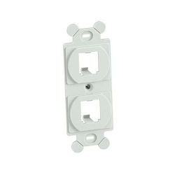 PANDUIT CF1062IWY FRAME TYPE 106 2 PORT OFF WHIT