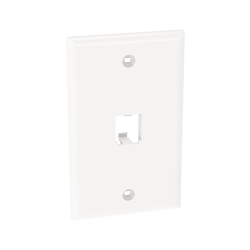 PANDUIT CFP1WH FACEPLATE 1 PORT CLASSIC