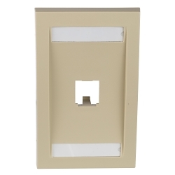 PANDUIT CFPE1EIY FACEPLATE 1 PORT SINGLE