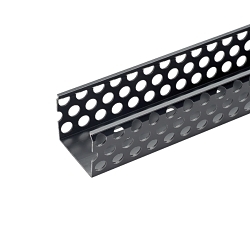 PANDUIT D3X4BL6 ROUND HOLE DUCT PVC 3X4X6-FT B