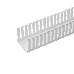 PANDUIT F4X4WH6 NARROW SLOTTED DUCT PVC 4 X 4 X