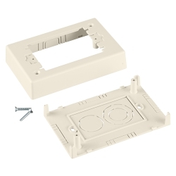 PANDUIT JBP1EIW SINGLE GANG POWER RATED 2-PIECE