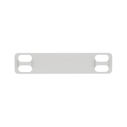 PANDUIT MMP350-C MARKER PLATE 304 SS 4 HOLE 3.5-