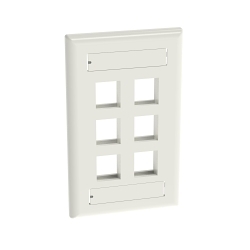 PANDUIT NK6FIWY NK 6-PORT SINGLE GANG FLUSH