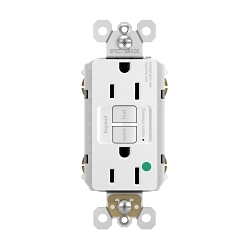 P&S 1597-HGW SELF-TEST GFCI HOS GRD RECEP 15A 1