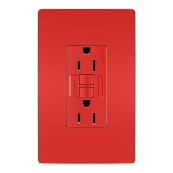 P&S 1597-RED RADIANT SELF TEST DUP GFCI 15A 1
