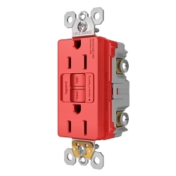 P&S 1597-RED RADIANT SELF TEST DUP GFCI 15A 1