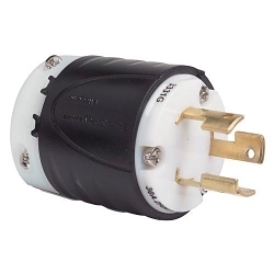 P&S 3331-G LOCK GG PLUG NON-NEMA 2P3W 30A 250V