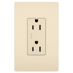 P&S 885-TRLA RADIANT 15A/125V TR DUP RECEP LA