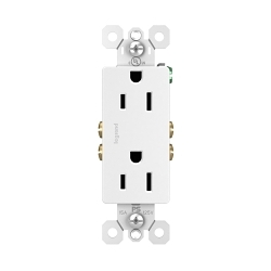 P&S 885-W RADIANT 15A/125V DUP RECEP W