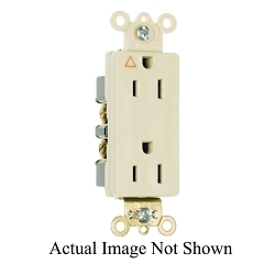 P&S IG26362-RED RECEPT DUP SPLEX 20A 125V S+B I