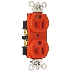 P&S IG5262 RECEP DUP 15A COMMER ISOL GRD OR