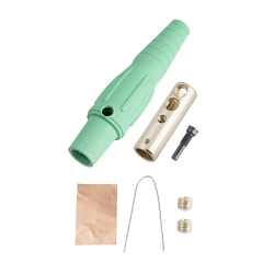 P&S PS40-FBG 400A 600V FEMALE CAM PLUG GRN
