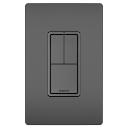P&S RCD113BK RADIANT 3 SWITCH SP/3-WAY + SP + S