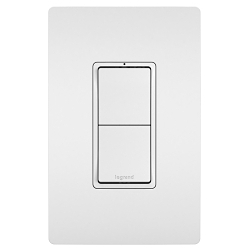 P&S RCD11W RADIANT 2 SWITCH SP + SP W