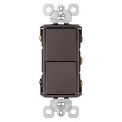 P&S RCD33 2 SWITCHSGL POLE/3W + SGL POLE/3W