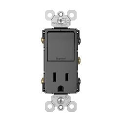 P&S RCD38TRBK RADIANT SP/3WAY SW+15A TR OUTLET