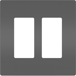 P&S RWP262BK RADIANT SCREWLESS WALLPLATE 2G B