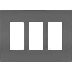 P&S RWP263BK RADIANT SCREWLESS WALLPLATE 3G B