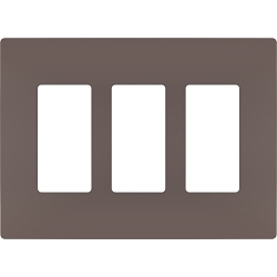 P&S RWP263DBCC6 RADIANT SCREWLESS WALLPLATE 3G D