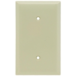 P&S SP14-I SMOOTH WALL PLATE 1G BLNK STRAP MT I
