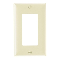 P&S SP26-I PLATE PLASTIC 1G SPLEX W/OUT L