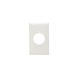 P&S SP720-W SMOOTH WALL PLATE 1G POWER OUTLET W