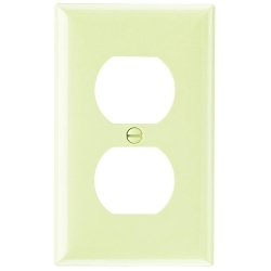 P&S SP8-I PLATE PLASTIC 1G DUPLEX W/OUT LINE I