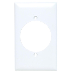 P&S TP724-W TRADEMASTER PLATE 1G POWER OUTLET W