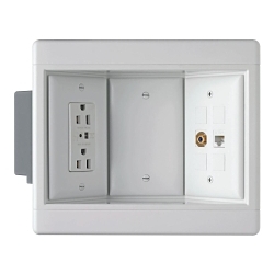 P&S TV3W-TVSSW RECESSED TV BOX 3G TVSS WH