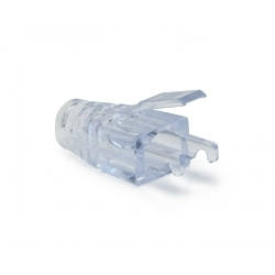 PLATINUM 100035C EZRJ45  CAT5E STRAIN RELIEF CLEAR 50/CLAMSHELL
