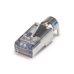 PLATINUM 100027C EZEX 48 SHLD CAT6A CONN EXTERNAL