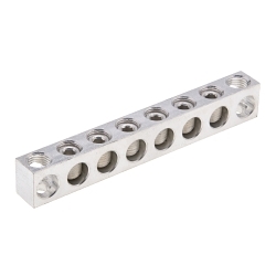 NSI 2/0-14-818 ALUMINUM  MULTIPLE CONNECTOR 2/0-14 AWG 8 HOLES 6 CIRCUITS
