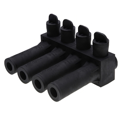 NSI ISPB600-4 SUBMERSIBL E PEDESTAL CONNECTOR 4 PORT 600 MCM - 12 AWG