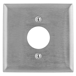 BRYANT SS749 WALLPLATE 2-G 1) 1.60-IN SS