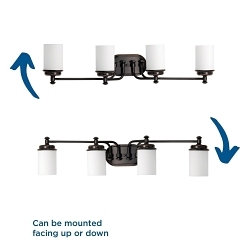 PROG P300015-139 4-100W MED BATH BRACKET