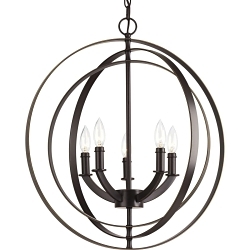 PROG P3841-20 5-60W CAND  FOYER PENDANT