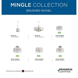 PROG P2318-0930K9 1-17W  LED FLUSH MOUNT